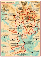 Carte Topoguide Tours dans les Hautes-Alpes