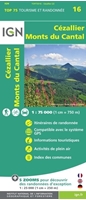 Carte IGN - Cézallier - Monts Du Cantal