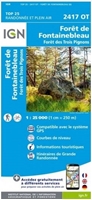 Carte IGN Forêt De Fontainebleau