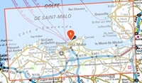 Carte IGN Saint-Malo - Côte D'Emeraude - Le Mont-Saint-Michel - TOP 75037