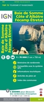 Carte IGN - Baie De Somme - Côte D'Albâtre - Fécamp Etretat - TOP 75036