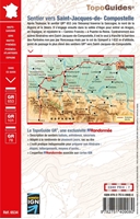 Carte Sentier vers Saint Jacques de Compostelle via Arles - GR653 - GR101 - GR78