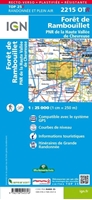 Carte IGN - Forêt de Rambouillet - PNR de la Haute Vallée de Chevreuse - RESISTANTE