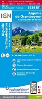 Image-Carte IGN-3538ETR-Aiguille de Chambeyron - Cols de Larche et de Vars RESISTANTE