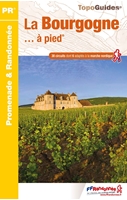 couverture - Topoguide La Bourgogne... à pied®