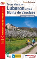 Tours dans le Luberon et les Monts de Vaucluse.- couverture