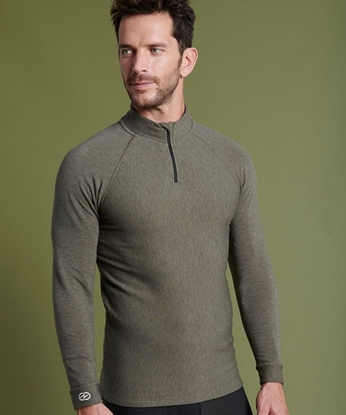 T shirt comfort kaki Homme - Damart Sport