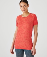 T shirt climatyl orange Femme - Damart Sport