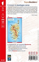 4e couverture - Topoguide À Travers La Montagne Corse - GR® 20