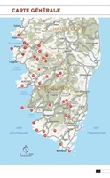 Carte Corse du Sud, les plus belles randonnées
