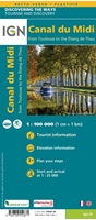 Verso anglais - Canal du Midi de Toulouse à l'Etang de Thau