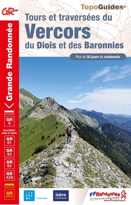 Couverture topo Tours et traversées du Vercors, du Diois et des Baronnies