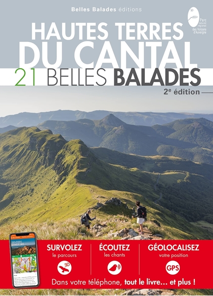 Hautes Terres Du Cantal : 21 Belles Balades - Couverture recto