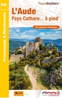Couverture topo L'Aude Pays Cathare à pied