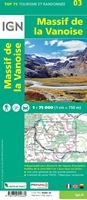 Massif De La Vanoise TOP 75003 - Verso