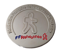 Médaille FFRandonnée face