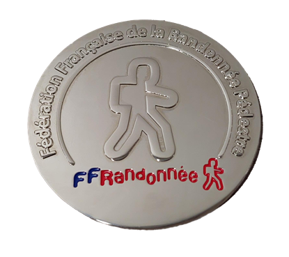 Médaille FFRandonnée face
