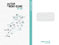 Pages intérieures du carnet de randonnée : Mon tour du Mont-Blanc - GR TMB