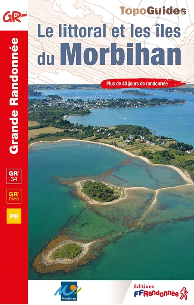Couverture du topo Le littoral et les îles du Morbihan