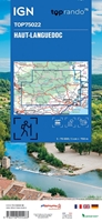 Carte IGN Haut-Languedoc - TOP 75022