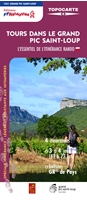 Couverture Tours dans le granc pic Saint-Loup