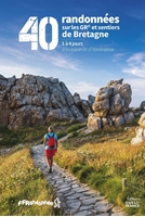Couverture 40 randonnées sur les GR® et sentiers de Bretagne 