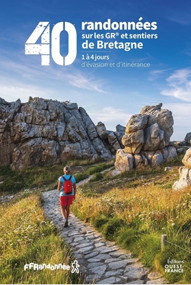Couverture 40 randonnées sur les GR® et sentiers de Bretagne 