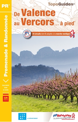 topoguide De Valence au Vercors à pied - couverture