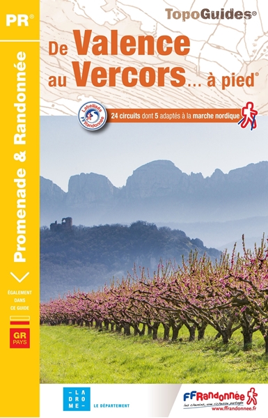 topoguide De Valence au Vercors à pied - couverture