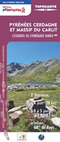 Couverture topocarte Pyrénées Cerdagne et massif du Carlit 