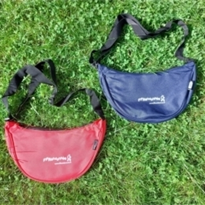 	Sac banane bleu et rouge