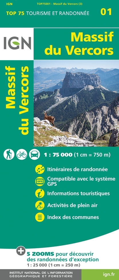carte ign massif du vercors - Fédération Française de la Randonnée Pédestre