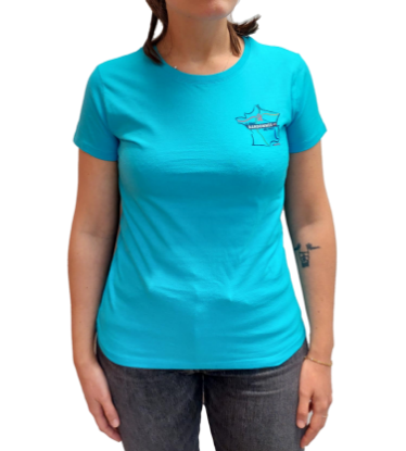 T Shirt Grande Randonnée Vers Paris Femme - porté