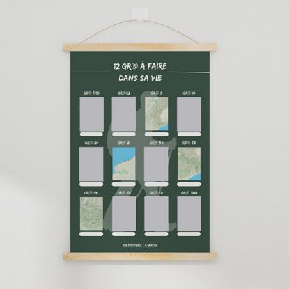 Image de Affiche 12 GR® à faire dans sa vie - Carte à gratter
