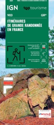 Recto ITINÉRAIRES DE GRANDE RANDONNÉE EN FRANCE